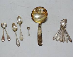 Parti silverskedar, 12 delar