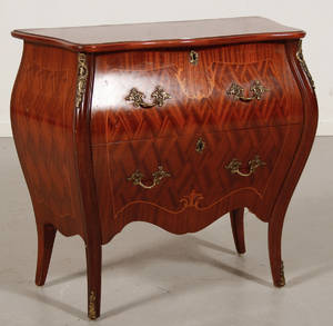 Byrå, rokokostil, 1900-talets senare del