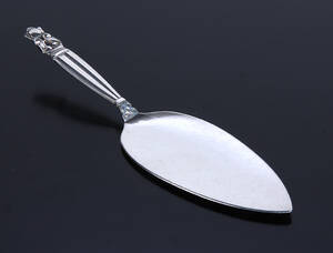 Georg Jensen. KongeAcorn serveringsspade af sterlingsølv 