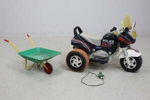 TREHJULING, batteridriven, samt skottkärra