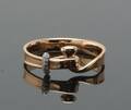 Georg Jensen, Torun ring med brillanter, 18 kt. rosa guld og hvidguld