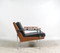 Lounge Sessel der 196070er Jahre mit Palisander Elementen