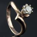 Solitaire ring ca. 0.47 ct.