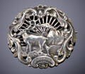 Vintage broche af sølv