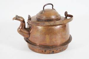 Stor kaffekanna i koppar, 1800-tal