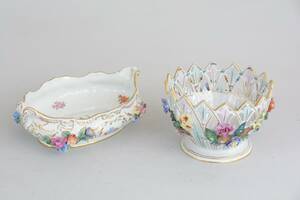 Skål samt gallerskål, Dresden