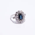 Ring platina diamanter