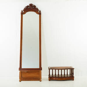 Spegel med konsol 1800-talets slut