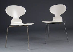 Arne Jacobsen. Myren. Par stabelstole 2