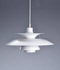 Poul Henningsen. PH5 pendel, hvid