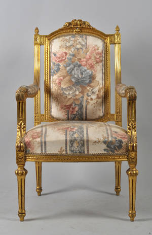 Karmstol i Louis XVI-stil