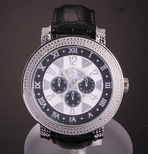 Kc Techno Com Oversize armbåndsur med brillanter