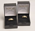 Par ringe med diamant