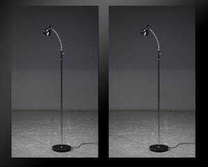 Standerlamper  gulvlamper, model Single Mind, sort  crom 2