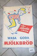 Pappreklamskylt 2 st 70x50