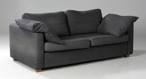 2½-pers. sofa, gråt uld