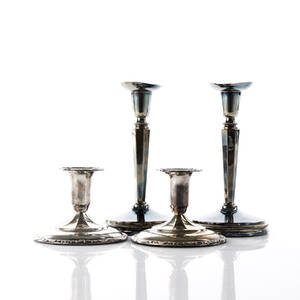 Ljusstakar silver