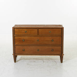 Byrå sengustaviansk mahogny