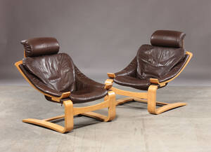 Åke Fribytter. Par Kroken lænestole 2