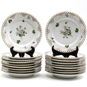 Assietter, 18 st, ca. 1890