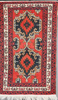 Orientalisk handknuten matta, 144 x 91 cm