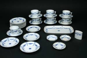 BG Empire porcelæn, kaffeservice 1 og 2. sort. Ialt 28 dele 28