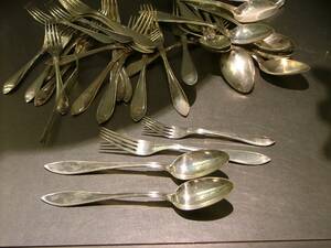 Matbestick, silver