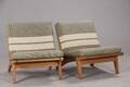 Hans J. Wegner. Par lavrygget lænestole, model GE-375 2