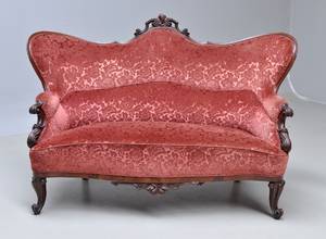 Nyrokoko sofa, 1800-tallets 2. halvdel