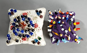 To puder med nipsenåle ca. 85