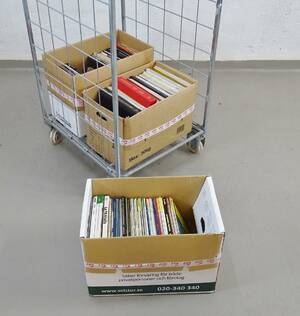 Parti vinylskivor, LP, mestadels klassisktopera