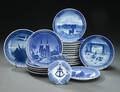 Kgl. Porcelæn. Samling juleplatter 22 