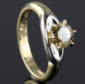 Solitaire ring ca. 1.05 ct.