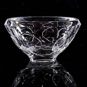 SKÅL, glas, Vicke Lindstrand, Kosta.