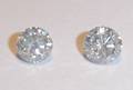 To uindfattede brillanter ca. 1.48 ct.