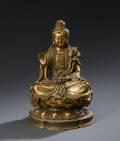 Buddha figur af bronze