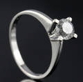 Solitaire ring ca. 0.74 ct.