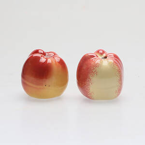 SPARBÖSSOR 2 st, keramik, ca 1900.