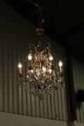 KRISTALLKRONA BAROCKSTIL 70 CM- FINT SKICK
