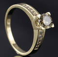 Brillant ring ca. 0.98 ct.