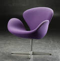 Arne Jacobsen. Lænestol, Svanen, model 3320  