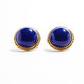 Örhängen i 18 k guld lapis lazuli