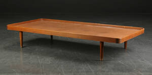 Daybed, teak og bøg, 1950erne, dansk møbelproducent