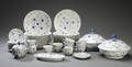 Royal Copenhagen og Bing  Grøndahl. Musselmalet en samling porcelæn 40