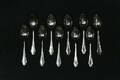 TESKEDAR, 10 st, Haga, silver, 145 g, 1950-tal
