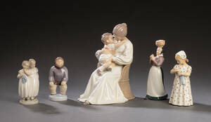 Bing  Grøndahl. En samling figurer af porcelæn 5
