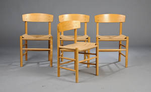 Børge Mogensen 1914-1972. Fire shakerstole, model J-39. 4
