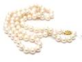 Pärlcollier 60cm, lås