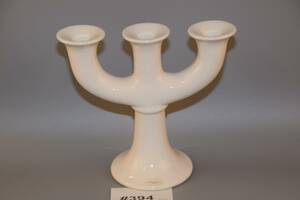 Ljusstake 3-armad, Lisa Larson, H 20 cm