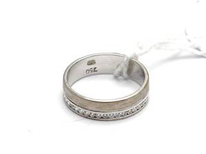 Ring vitguld 18K